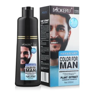 Natural Permanent Beard Dye Shampoo