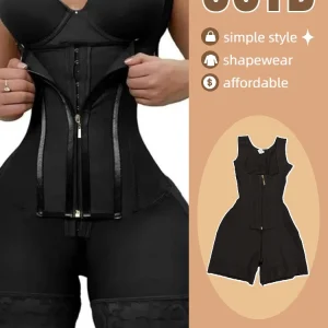 Women's Lace-Trimmed Shapewear Bodysuit